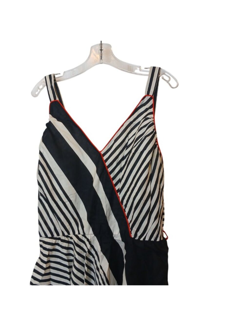 Mr. Joe Dress Striped Sleeveless Midi Womens Size 18 Made In USA VTG #I-11 - Picture 9 of 12